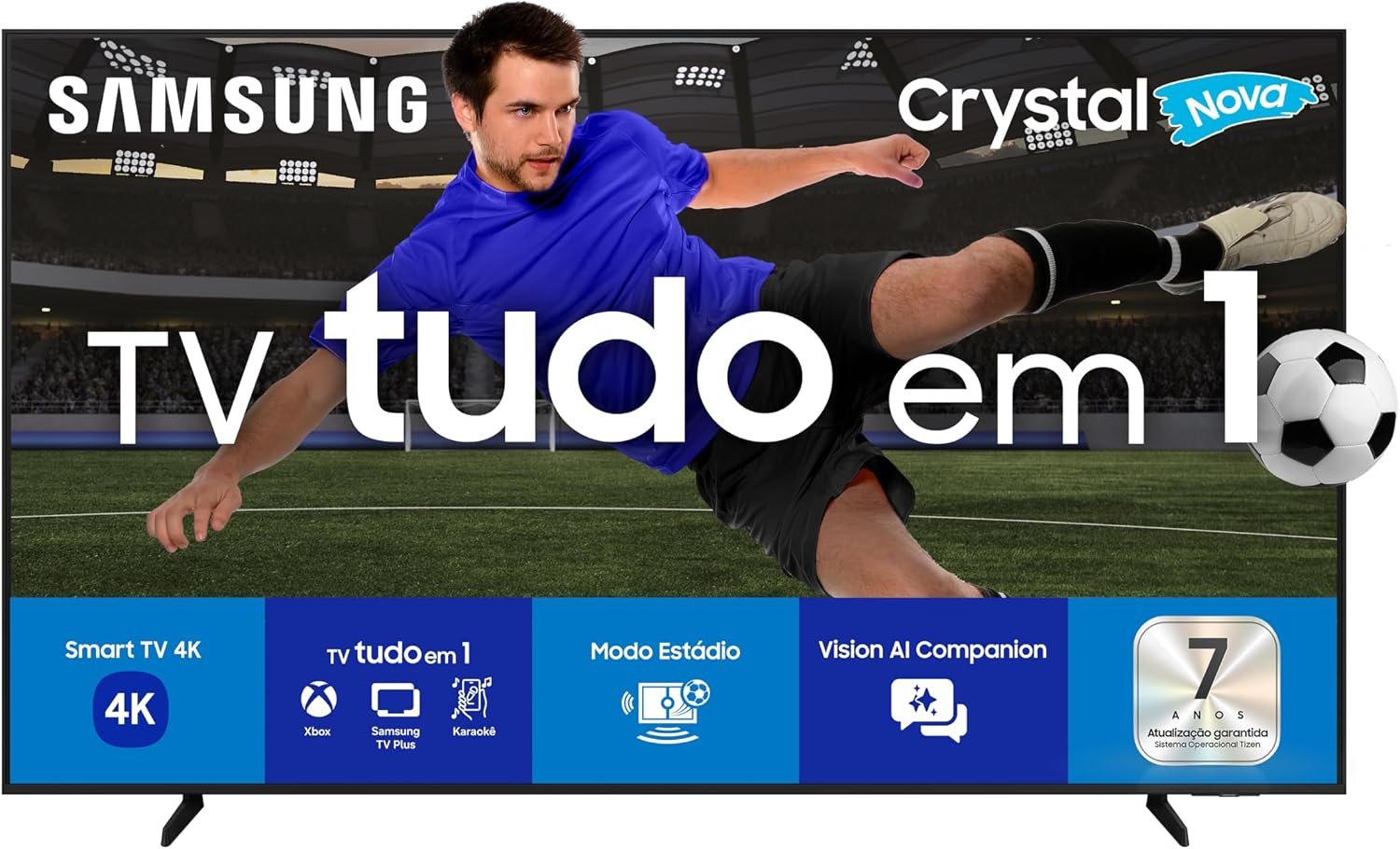 Smart TV Samsung 50 polegadas Crystal UHD 4K U8600F