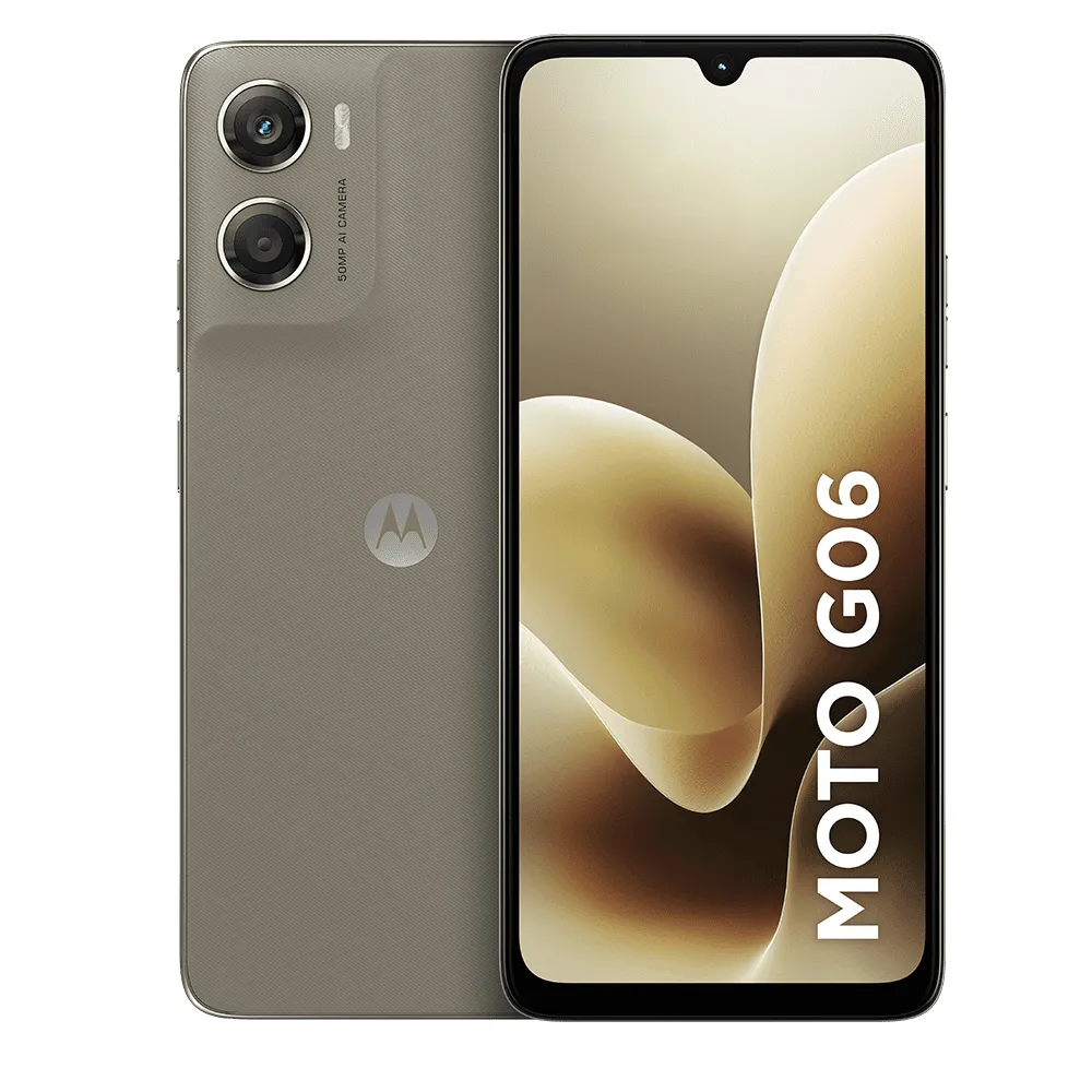 Motorola Moto G06 256GB 4GB RAM + 8GB RAM Boost Bege